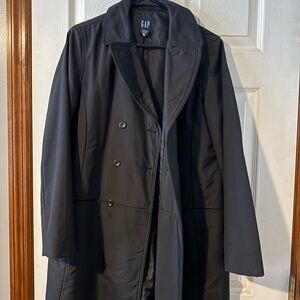 GAP Charcoal Double-Breasted Overcoat